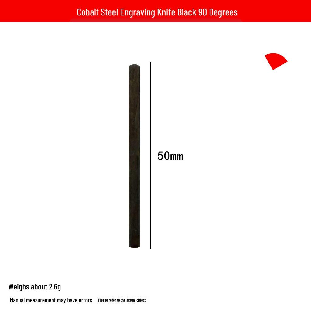 Cuchillo Rectangular Rombo de Acero al Cobalto para Grabado DIY Máquina Neumática de Grabado de Joyería de Oro y Plata