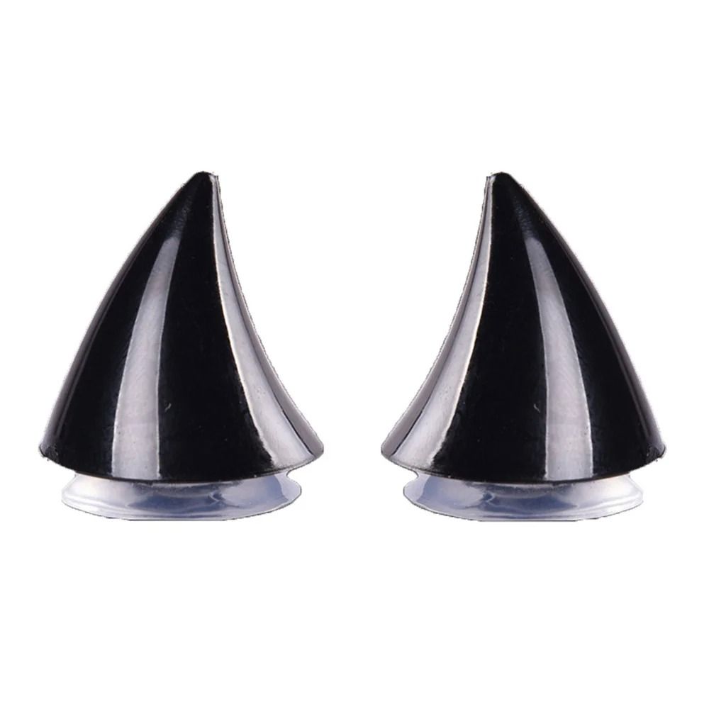 

1pair Cool Rubber Horn Shaped Headwear Wing Shaped Moto Helmet Decoration Motocycle