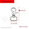 Alloy Pet Hook Metal Dog Buckle Chain Leather Belt Buckle Spring Hook
