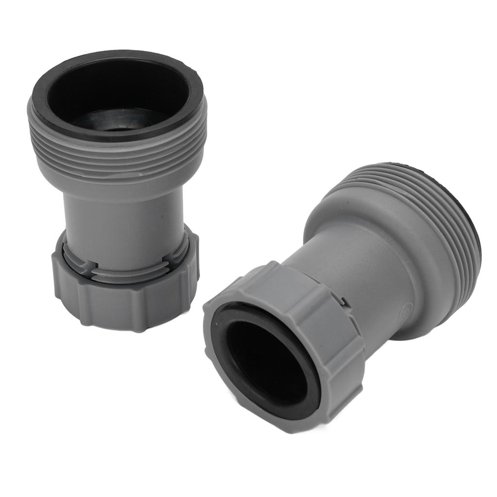 2 Stück Poolschlauchadapter 1,5 Zoll auf 1,25 Zoll Schlauchkonvertierungsadapter für Aufstellpool-Filterpumpe