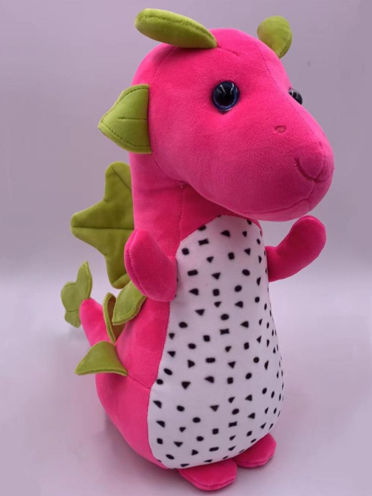 

Детский простой подарок на день рождения, новый плюшевый динозавр-питайя, детская игрушка для девочек, подарок, реквизит для семейной фотосъемки Standing posture 30c красный