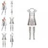 Shine Bright In The Star Wars Space Silver Bodysuit Costume Set