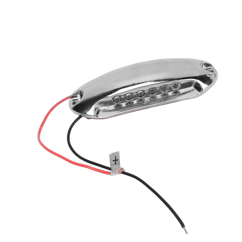 LED Deck Lights 12V Flicker Free Shock Resistant Stainless Steel IP67 Waterproof White Light Boat Dock Light for Yacht