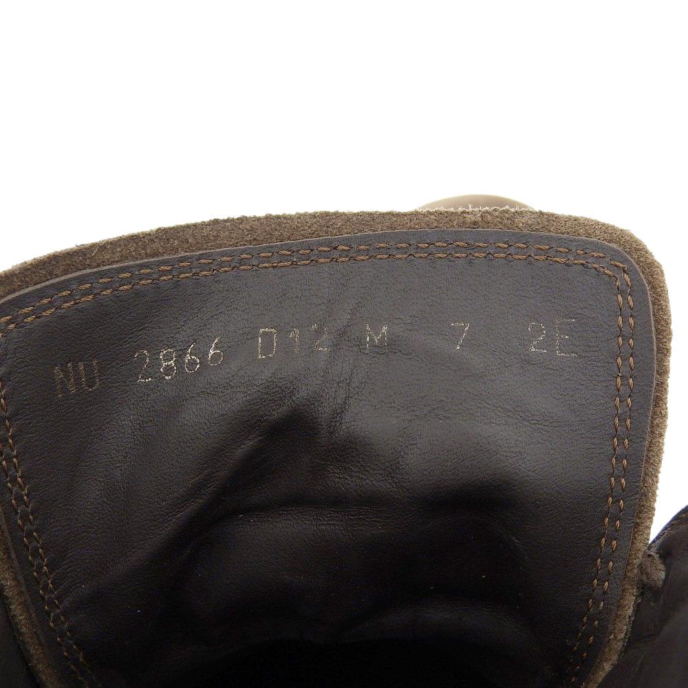 Salvatore Ferragamo Wingtip Chukka Boots Shoes Men's Suede Brown 7 NU4502 shoes 7 BrownUsed