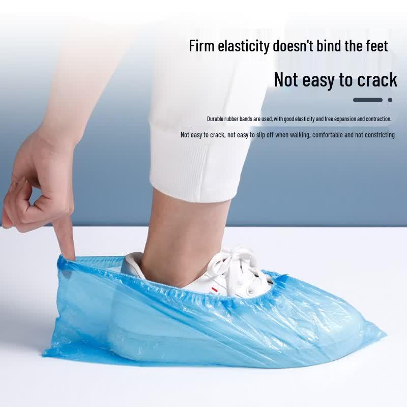 MARYYA Thickened Disposable PE Shoe Covers, 500 Count