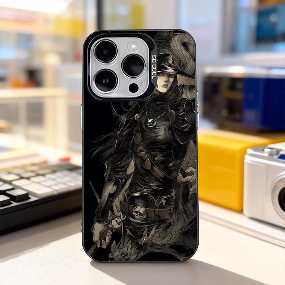 Comics Vampire H-Hunter D Phone Case For iPhone 11,12,13,14,15,16,17,Pro,Max,Plus,E,Air,Mini IMD Matte Black