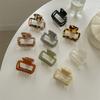 Hair Grab Clip Acetate Hair Clips Acetic Acid Square Barrettes Retro Mini Hair Claw  Party