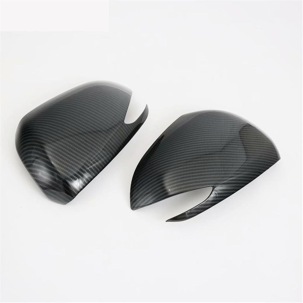 Side Door Rearview Mirror Cover Compatible with Hyundai Santa Fe 2019 2020 2021 Chrome Exterior Accessories Car Sticker (Color : ABS Carbon Fiber),