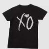 The Weeknd XO Logo Base Ristampato T-shirt Nera Taglia Completa S-5