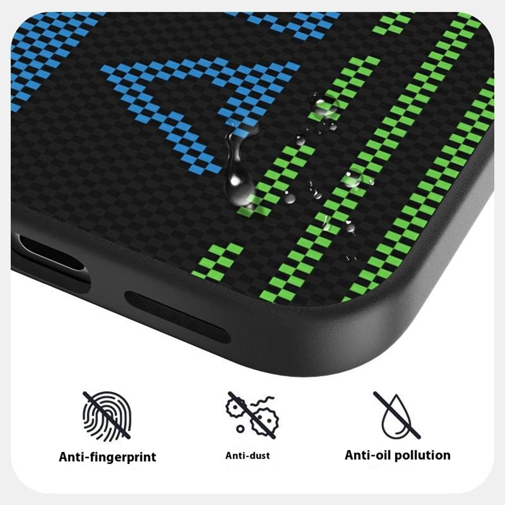 ABEEL For iPhone 17 Pro Case Compatible with MagSafe Printed PC TPU Aluminum Alloy Leather Phone Cover