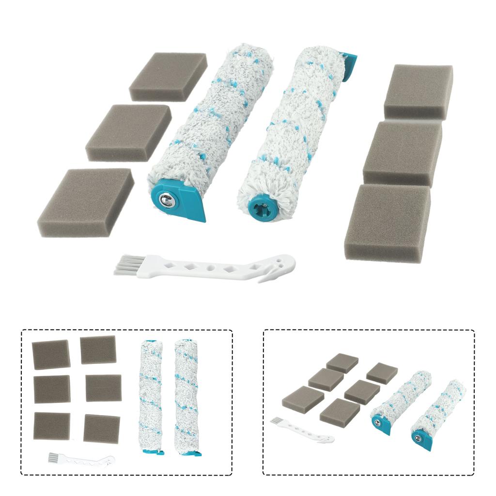 For Leifheit Regulus For PowerVac Kit Brush Roller Filter Sponge For Cordless Wet Suction Cleaner Vacuum Parts Accessories