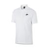 Nike Sportswear Embroidered Letter Logo Solid Color Casual Short Sleeve Polo Shirt Men Tops White CJ4457-100