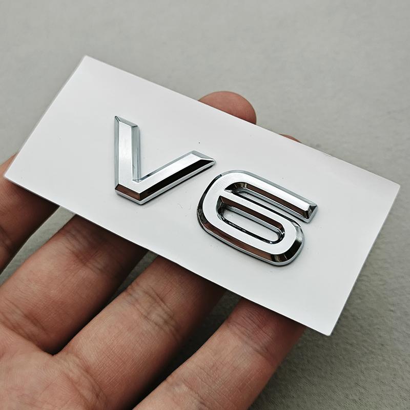 RUNTB1 3D ABS Car Styling 4MOTION V6 Logo Sticker Body Badge Tail Decal For VW Tiguan Touareg Golf Passat R32 Atlas Arteon Accessories