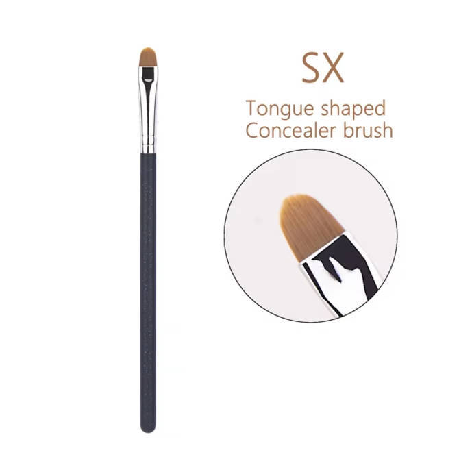 1pcs Upgraded Flat Circular Ultra-Thin Concealer Foundation Makeup Brushes For Liquid Foundation And Concealer Contour Brush