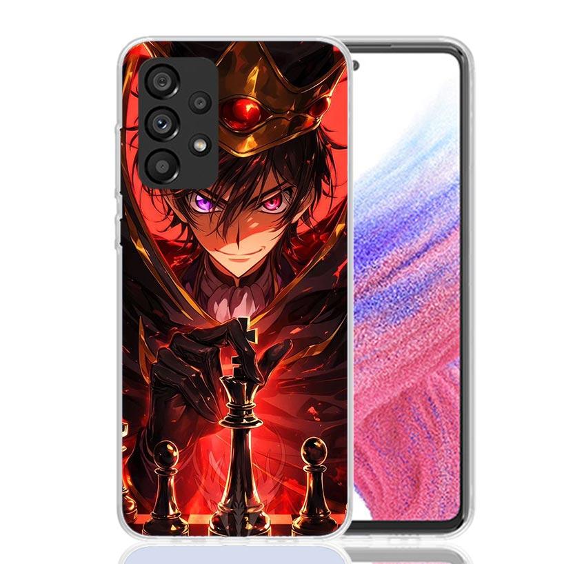 Code Geass Anime Phone Case For Samsung Galaxy A52 A32 A22 A12 A02S A50S A30S A51 A31 AA71 Note 20 Ultra 10 S10 Plus Galaxy A52