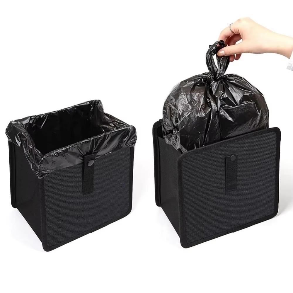Portable Foldable Car Trash Can Waterproof Hanging Seat Back Bag Large Capacity Leakproof Storage Bag Car Interior Accessories