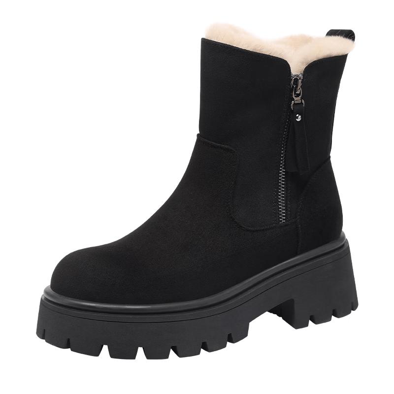 Red Dragonfly Women s Warm Plush Snow Martin Boots 40