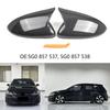 Carbon Fiber Pattern Mirror Cover Strong Scratch Resistant Mirror Case Hassle Free Setups Suitable for MK7 Golf