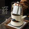 Plant Ash Handle Kung Fu Teapot Set - Ideal Living Room Gift for Teachers & Elders