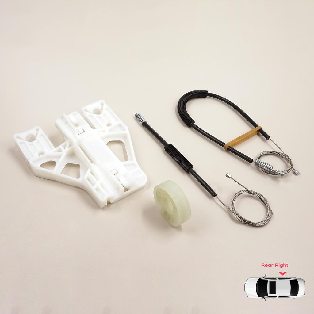 EWR5073 Electric Power Window Regulator Lifter Repair Kit Rear Right Door for  Q5 SQ5 8R 8RB 2008-2018 5-Door 8R0839462