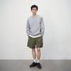 Essential Standard Fit Sweatshirt Melange Grey 1801