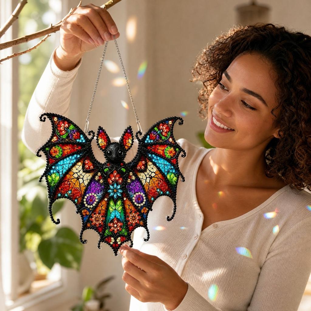 Acrylic Hanging Ornament for Window and Garden Decor