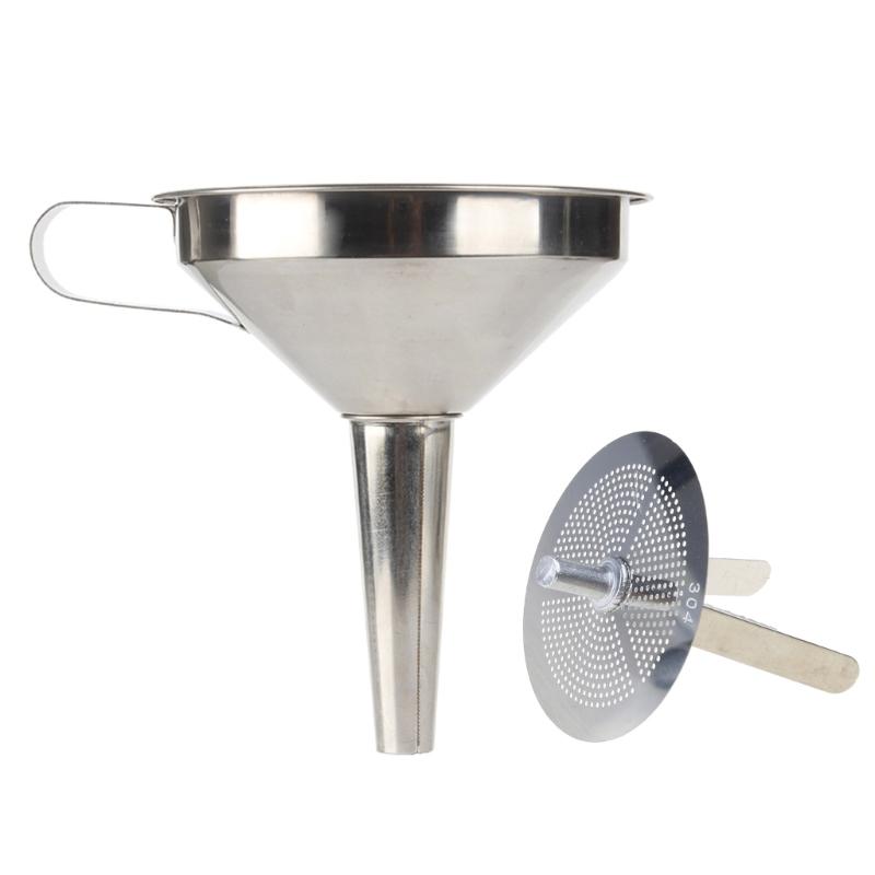 

Thick Handle Resin Funnel with Smooth Flow Resin Filter Funnel for 3D Printing Printers Stainless Steel