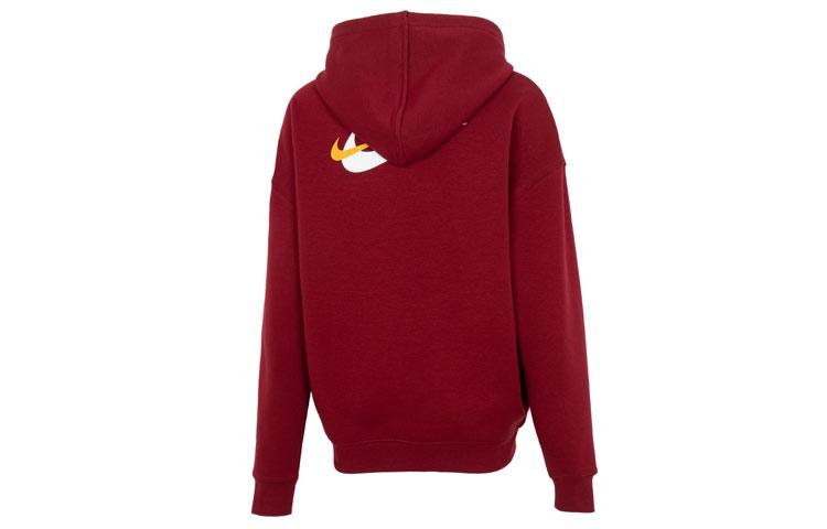 Nike Sweatshirts Women's Red Hooded Moderate Regular FB7650-677