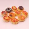 10/100Pcs Kawaii Flatback Resin Cartoon Bread Cake Cookies Simulation Food Crafts Diy Scrapbooking Kitchen Decor Accessory