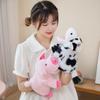 Cute Animal Puppy Cow Puppet Plush Toy Lamb Duck Ventriloquist Hand Puppet Parent-Child Game Props