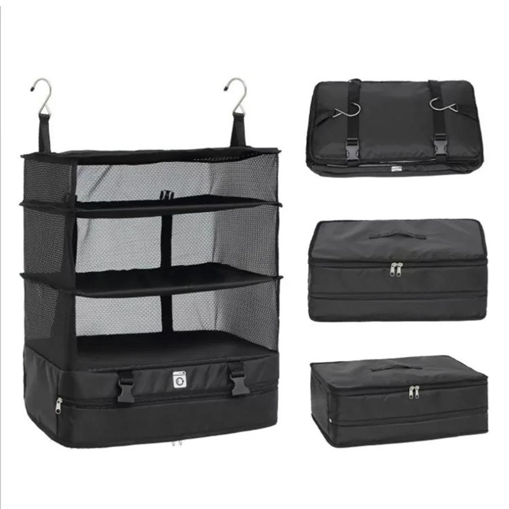 1PC Multi-Functional Clothing Travel Storage - Three-Layer Hanging Bag Travel Storage Bag Wardrobe Storage