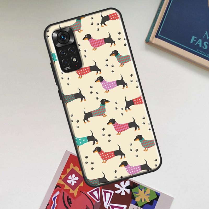 Dachshund Dog Case For Xiaomi Redmi Note 12 Pro Plus 8 9 10 11 Pro 8T 9S 10S 11S 12S 9C 10A 10C 12C Cover