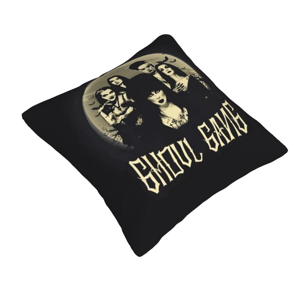 Elviras Mistress Of The Dark Movie Square Pillowcase Pillow Cover Cushion Zip Decorative Comfort Throw Pillow for Home Car
