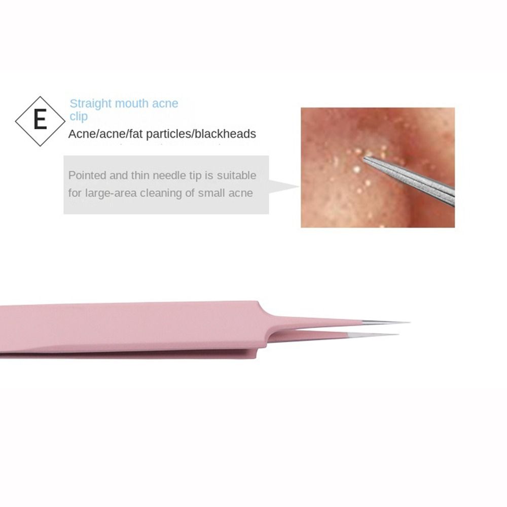 Ultra-fine Cell Pimples Blackhead Clip Portable Light Weight Acne Needle Removal Tool Stainless Effort-saving