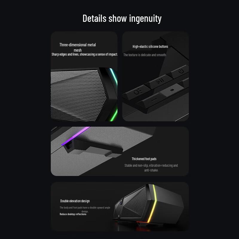 EDIFIER M30 Plus Ambient Light Computer Speaker (CN Version)