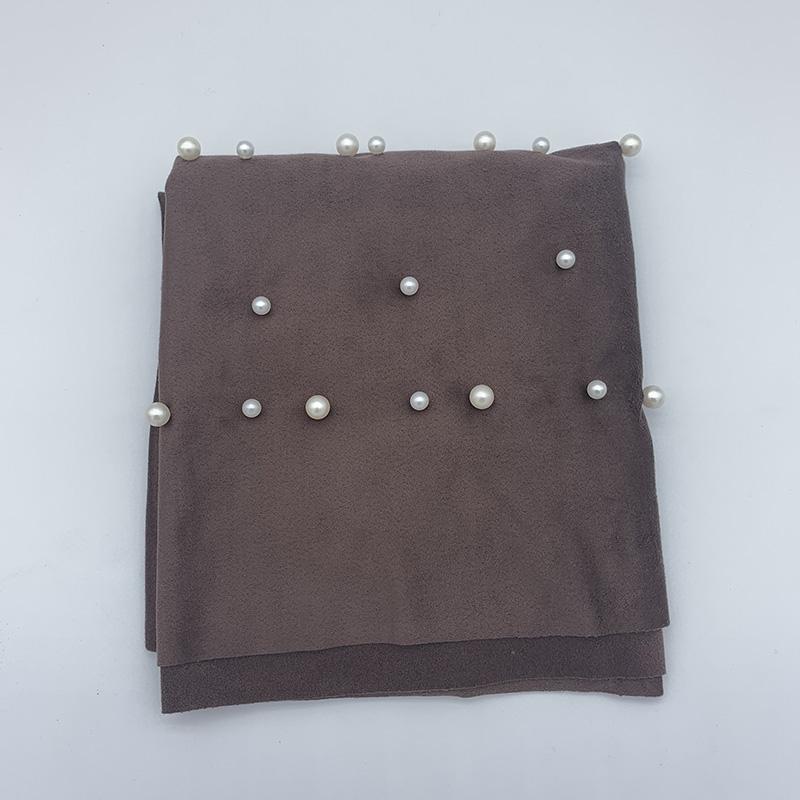 New Muslim Suede Turban Caps Twist Velvet Beading Hijab Bonnet Woman Indian Hat Head Wraps Turbante Femme Musulman