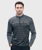 EXTRASPORTY Natural Fit Men'S Soft Long Sleeve Zip-Up T-Shirt 4 Colors (Type B)