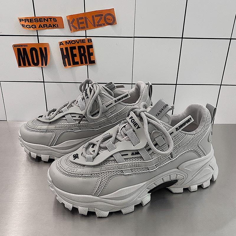 Autumn Men Shoes Fashion Chunky Sneakers Height Increasing Casual Shoes Male Trainers Sports Shoes