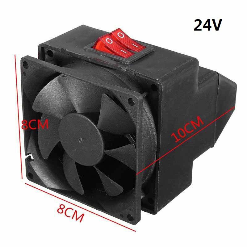 12V/ 24V 300W PTC Car Electric Heater Heating Fan Window Defroster Demister Portable Windscreen Warm Interior Heating Blower Fan