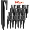 50/100/200pcs Garden Lawn Mower Pegs Environment-friendly Plastic Ground Pegs Laying Boundary Cables Robotic Lawn Mower Tools