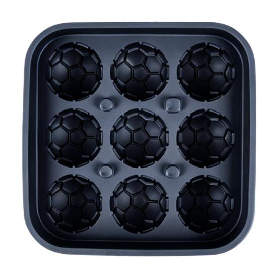 Soccer Ball Ice Cube Tray, World Mug Shape Silicone Mold for Freezer & Oven, Easy Release Non-Stick BPA-Free Chocolate Jelly Candy Mold