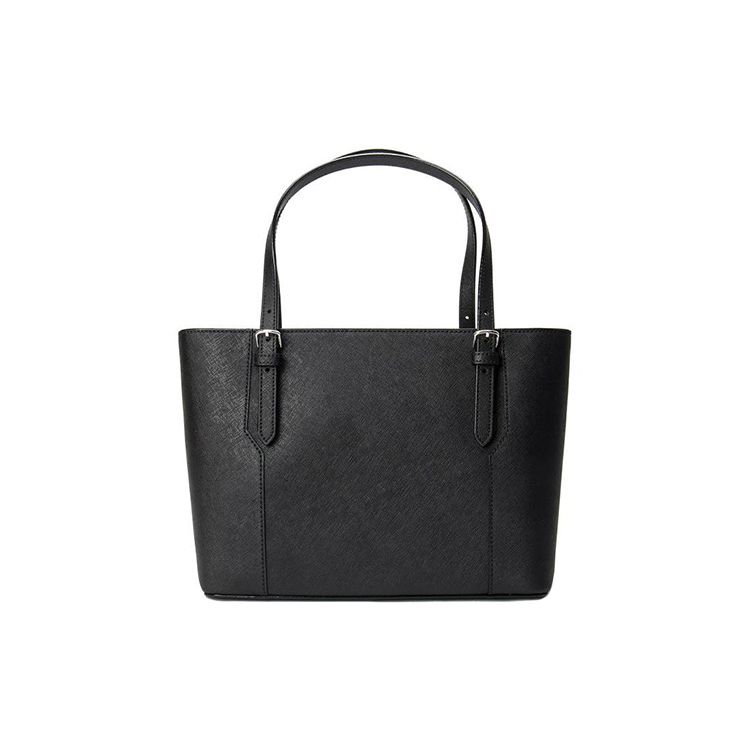 Bally Classic Casual Commuter Vintage Red And White Striped Leather Tote Bag Women tote bags Black 6211738-BLACK