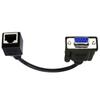 DB9 RS232 Male Female to RJ45 Female Port Ethernets CAT5 Couplers Extenders Adapters DB9 9Pin Connectors 15cm