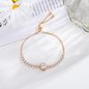 Seiko Flash Diamond Round Adjustable Bracelet Temperament Versatile Personality Temperament Bracelet Wholesale Hair