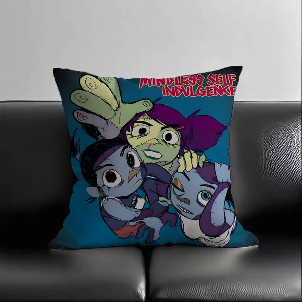 

1 шт. Новая Поп ФРАНКЕНШТЕЙН ДЕВУШКИ Наволочка Квадратная Спальня Диван Досуг Комфортная Подушка Автомобиль Гостиная Домашнее Украшение 16x16Inch