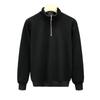 Men's Half-Zip Stand Collar Sweatshirt, New for 2025 Spring & Autumn Season, Long-Sleeve Top