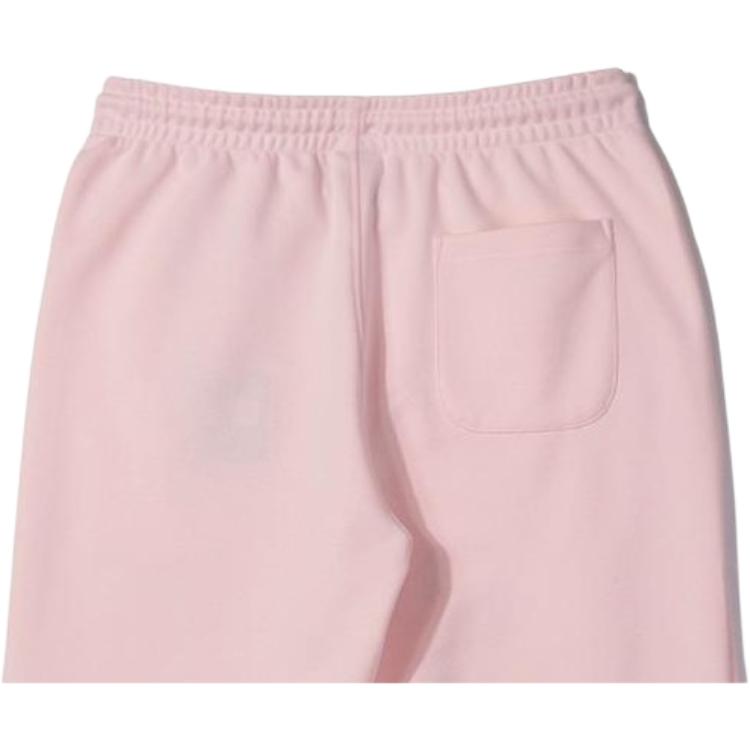 New Era Solid Color Drawstring Knit Sports Pants Women bottoms Pink 13546519