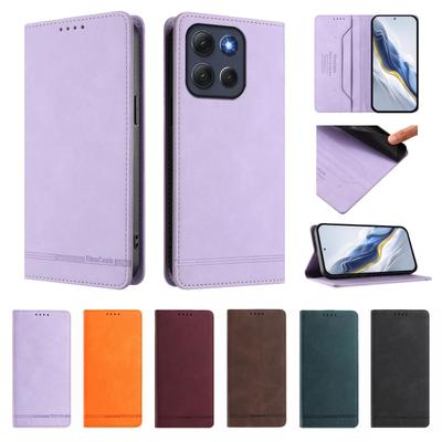 Luxury Leather Flip Phone Case On For Motorola Moto G06 G86 G15 Power G56 G66J G66Y G05 G85 G75 G55 G45 G35 Wallet Bracket Cover