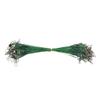 100PCS with Snaps Wire Leaders Steel Leader Wire Portable Fishing Wire Leaders  Hook Connection