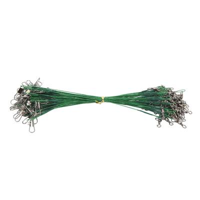 100PCS with Swivels Fishing Wire Leaders with Snaps Leader Wire Wire Leaders Hook Connection